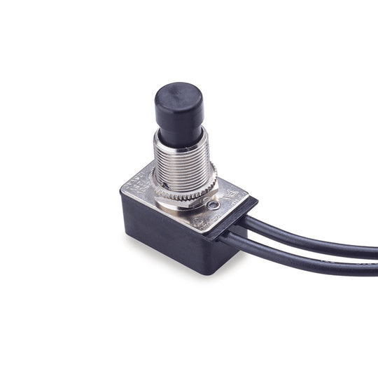 Gardner Bender Maintained Contact Push-Button Switch-Motor Rated, Single Pole-Single Throw, Push On-Push Off, Wire Leads, 1/Pkg, GSW-21
