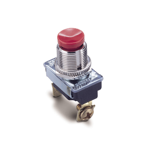Gardner Bender SPST Momentary Contact Push-Button Switch (Red), GSW-23