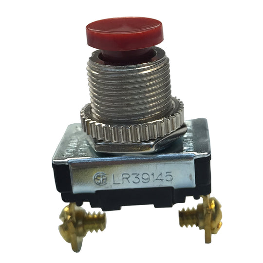 Gardner Bender SPST Momentary Contact Push-Button Switch (Red), GSW-23