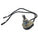 Gardner Bender Maintained Contact Push-Button Switch, Single Pole-Single Throw, On-Off, 6" Wire Leads, Nickel, 1/Pkg, GSW-24