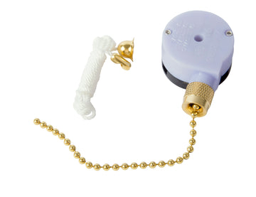 Gardner Bender SPDT Variable Speed and Two Circuit Pull-Chain Switch, GSW-33