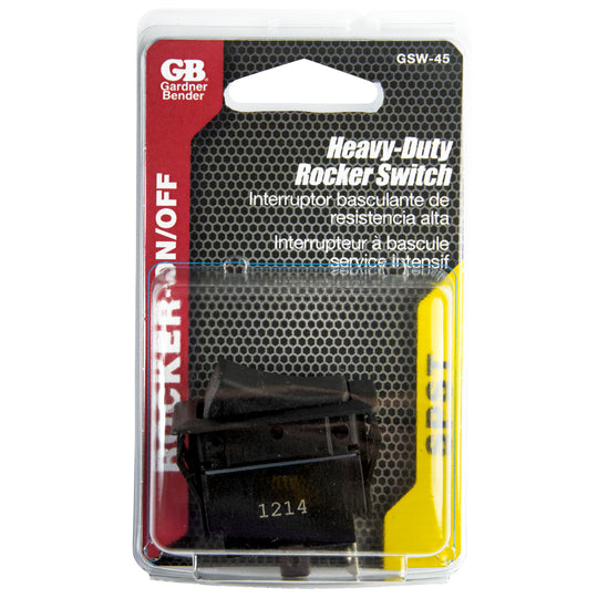 Gardner Bender SPST Standard Rocker Switch, GSW-45