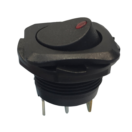Gardner Bender SPST On-Off Illuminated Square Rocker Round Hole Red AC Rated Only, GSW-50