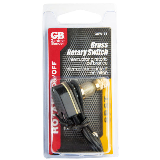 Gardner Bender SPST Rotary Switch, GSW-61