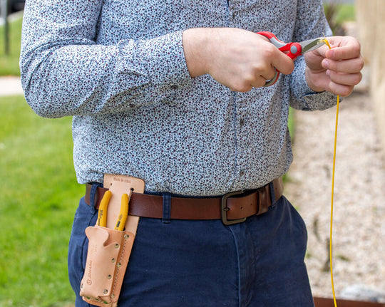 Jonard Tools Fiber Stripper & Kevlar® Shears Kit, Leather Pouch