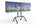 Dual Display Kit for Heckler AV Cart