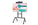 Heckler AV Cart for Google Meet Series One Room Kits