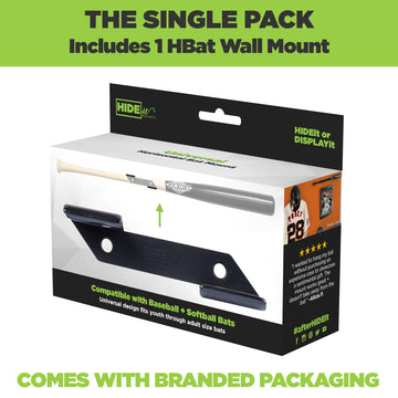 HIDEit HBat | Horizontal Baseball Bat Mount