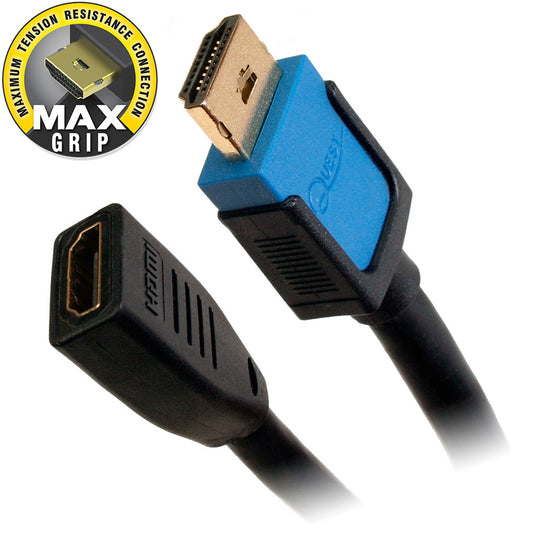 Quest HDMI High Speed Extensions w/ Ethernet - 18Gbps (6-12ft)