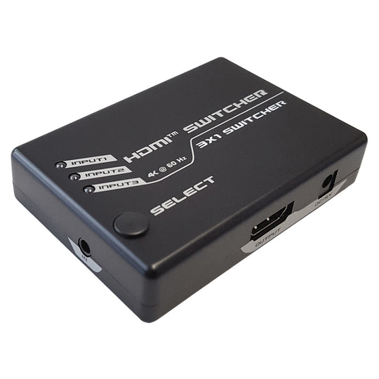 Quest HDI-4231 HDMI 3X1 Automatic Switch w/Remote, 4K X 2K