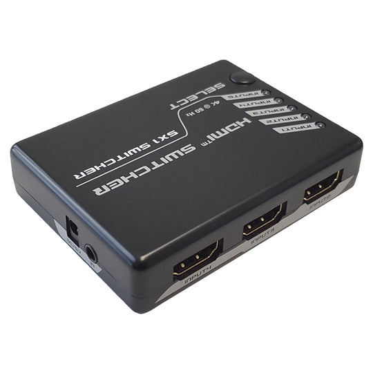 Quest HDMI 5X1 Automatic Switch w/Remote, 4K X 2K