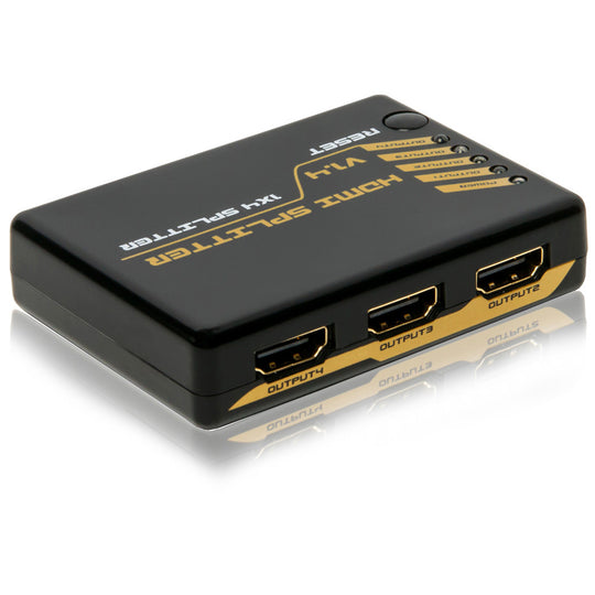 Quest HDMI Splitter, 4K2K, HDCP1.4, HDI-4414 - 1x4