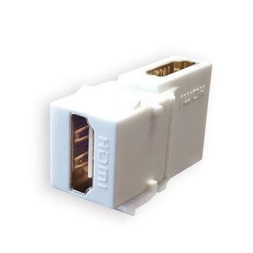 Quest HDMI (F-F) Keystone Coupler - 90 Degree