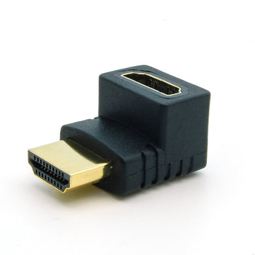 Horizontal Flat Right Angle HDMI Up Adapter