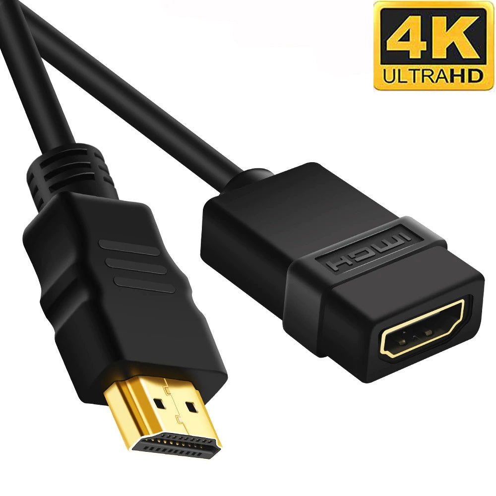 High Speed HDMI Extension Cable with Ethernet - CL3 - 1 Foot