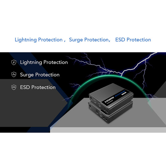 HDMI 4K Extender over Single Cat6 w/ IR Extension - 229ft