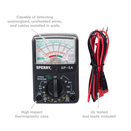 Sperry Instruments 13 Range Analog Multi-Tester, HSP5