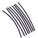 Gardner Bender 3/32 in. Black Polyolefin Heat Shrink Tubing (8-Pack), HST-093