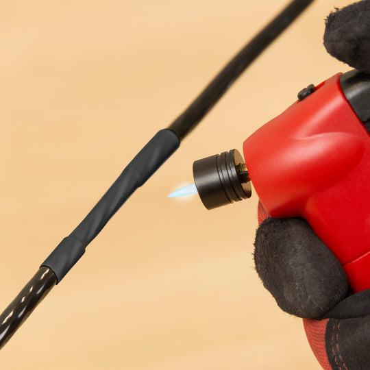 Gardner Bender 3/32 in. Black Polyolefin Heat Shrink Tubing (8-Pack), HST-093