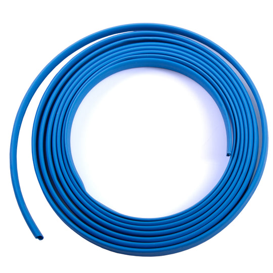 Gardner Bender Polyolefin Heat Shrink Tubing, 2:1 Shrink Ratio 1/4 in. (6.4 mm) Dia. to 1/8 in (3.8mm) Dia., 8 Ft. Roll, Blue, (1/Pkg), HST-101