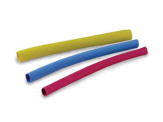 Gardner Bender HST-107 Asst Heat Shrink, 3 In., 1/8-1/2 In., Blue, Yellow, Red, (7/Pck)