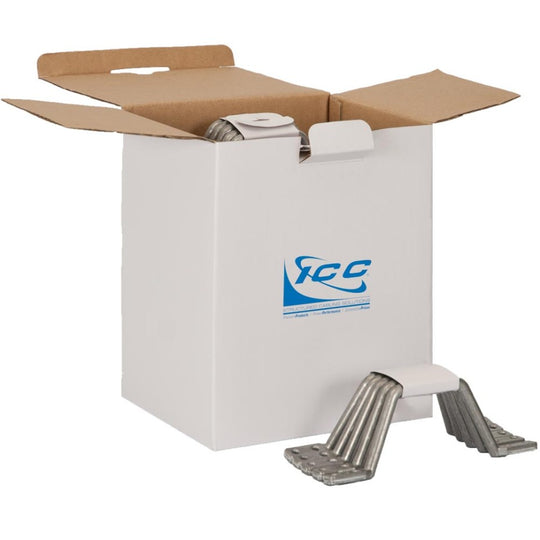 ICC Metal Cable Management D-Ring 100 Pack - 2"