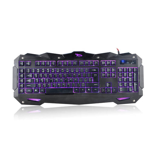 iMicro Cobra IM-KBCOBV8 110-Key Wired USB LED Backlit Gaming Keyboard (Black)