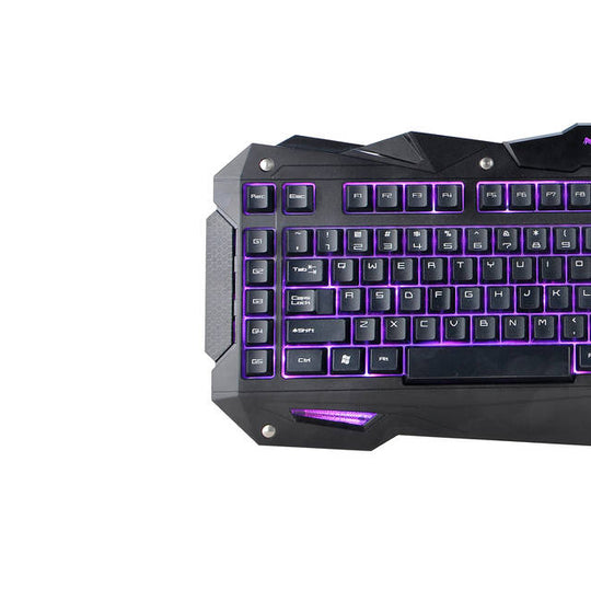 iMicro Cobra IM-KBCOBV8 110-Key Wired USB LED Backlit Gaming Keyboard (Black)