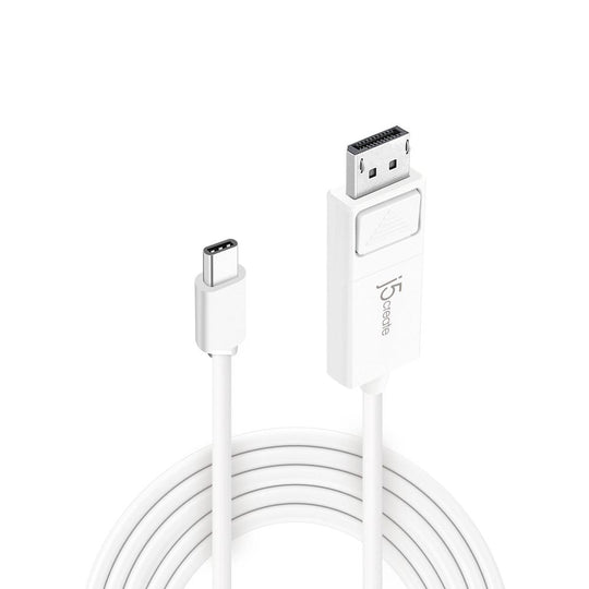 j5create JCA141 USB Type-C to 4K DisplayPort Cable, 4ft