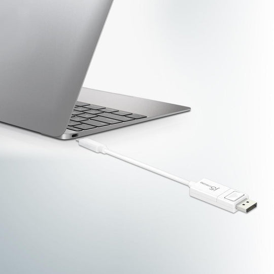 j5create JCA141 USB Type-C to 4K DisplayPort Cable, 4ft