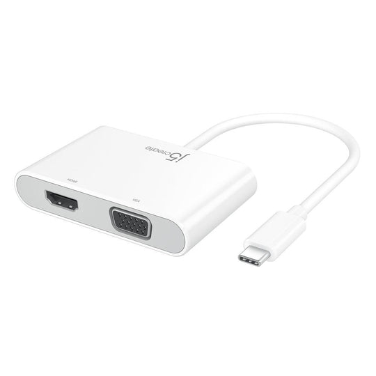 j5create JCA175 USB Type-C to HDMI & VGA with USB 3.0 Power Delivery Adapter