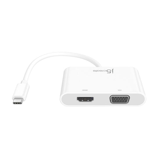 j5create JCA175 USB Type-C to HDMI & VGA with USB 3.0 Power Delivery Adapter
