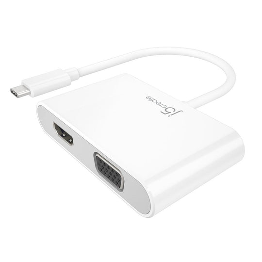 j5create JCA175 USB Type-C to HDMI & VGA with USB 3.0 Power Delivery Adapter