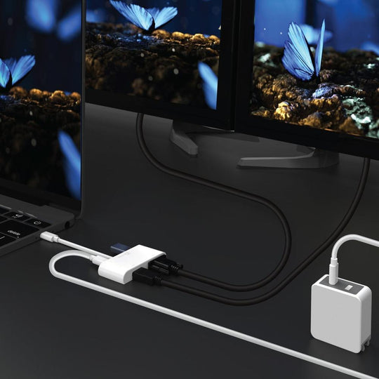 j5create JCA175 USB Type-C to HDMI & VGA with USB 3.0 Power Delivery Adapter