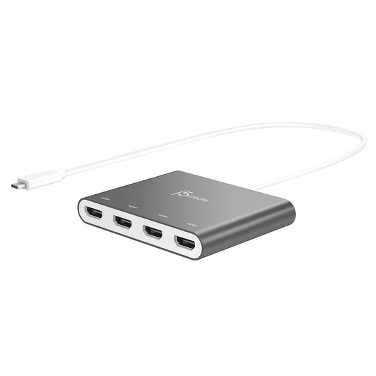 j5create JCA366 USB Type-C To 4 Port HDMI Multi-Monitor Adapter