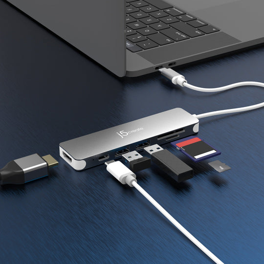j5create USB-C® to 4K HDMI™ Multi-Port Hub, JCD353