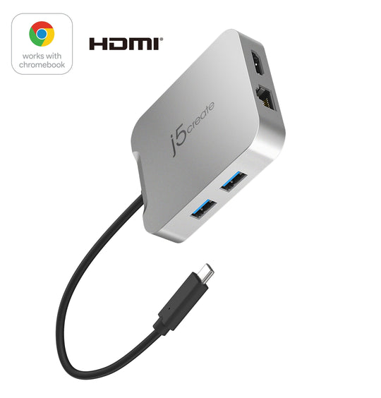 j5create 4K60 Elite USB-C® PD Multi-Port Adapter
