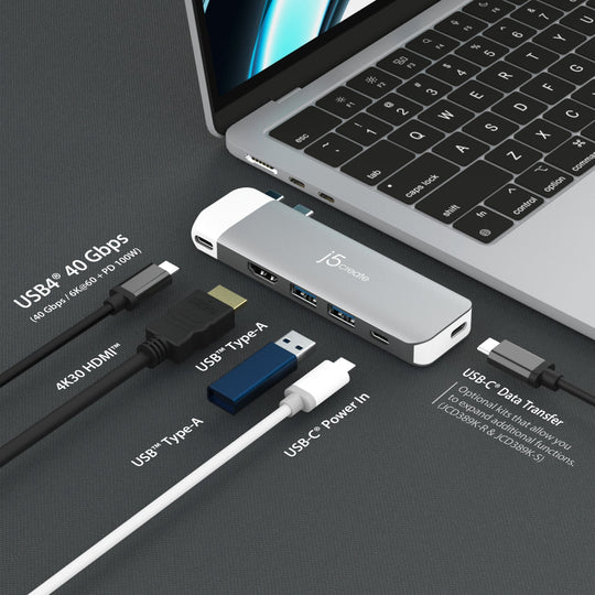 j5create USB-C® 6K Premium Hub