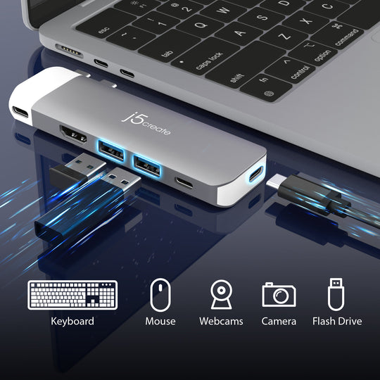 j5create USB-C® 6K Premium Hub