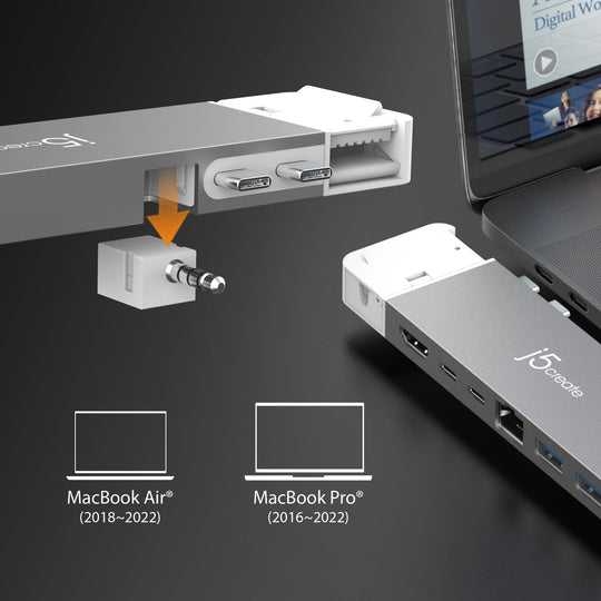 j5create 4K60 Pro USB4® Hub with MagSafe® Kit