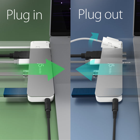 j5create 4K60 Pro USB4® Hub with MagSafe® Kit