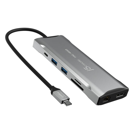 j5create 4K60 Elite USB-C® Triple-Monitor 10Gbps Mini Dock
