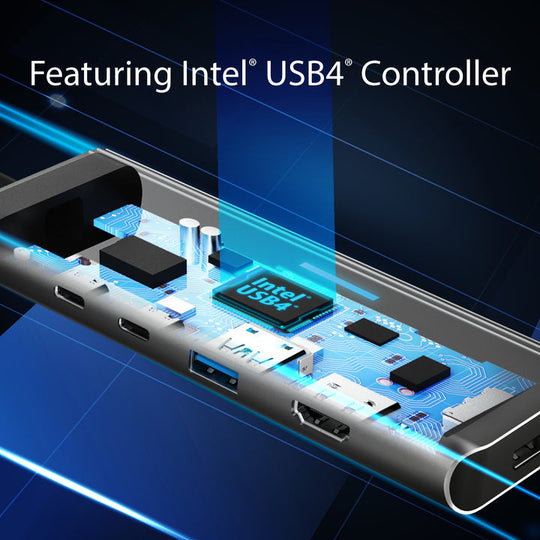 j5create USB4® Dual 4K Multi-Port Hub
