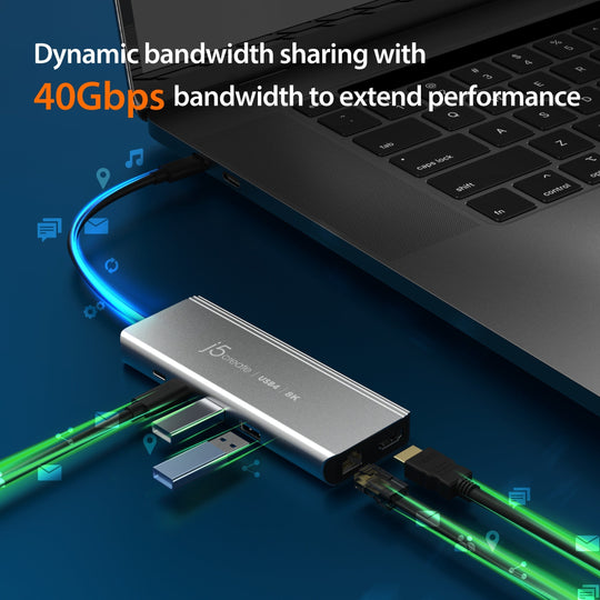 j5create USB4® 8K Multi-Port Hub