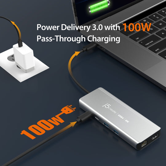 j5create USB4® 8K Multi-Port Hub