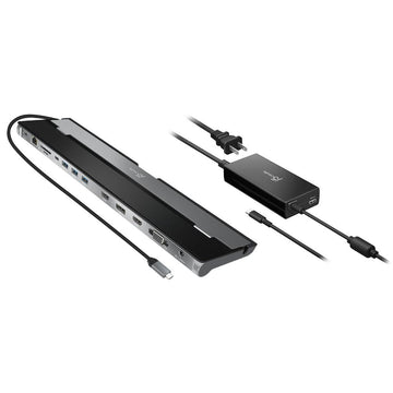 j5create JCD543P USB-C™ Triple Display Docking Station with 100W PD Adapter