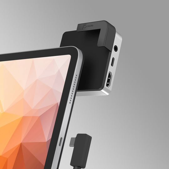 j5create JCD612 USB-C™ to 4K 60 Hz HDMI™ Travel Dock for iPad Pro®