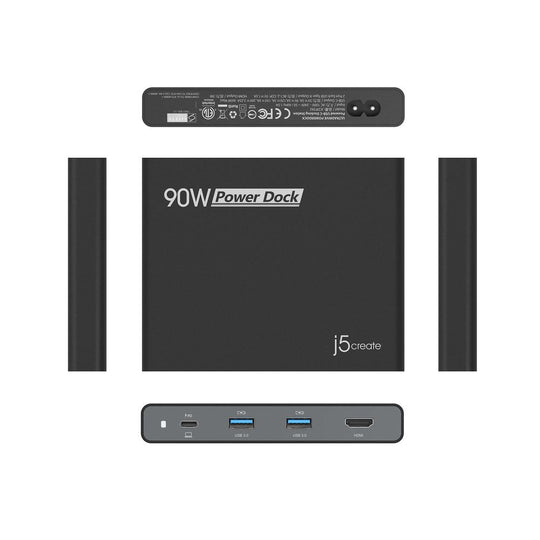 j5create JCDP392 90W Built-in USB-C™ Travel Dock