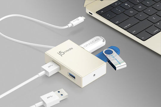 j5create JCH343 USB Type-C 4-Port HUB