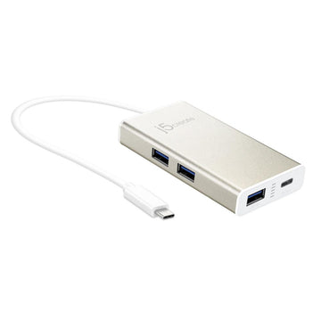 j5create JCH346 USB Type-C 4-Port HUB USB-A/USB-C/PD 2.0